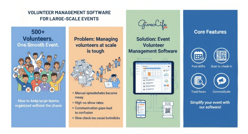 Event Volunteer Management Software for Big Events